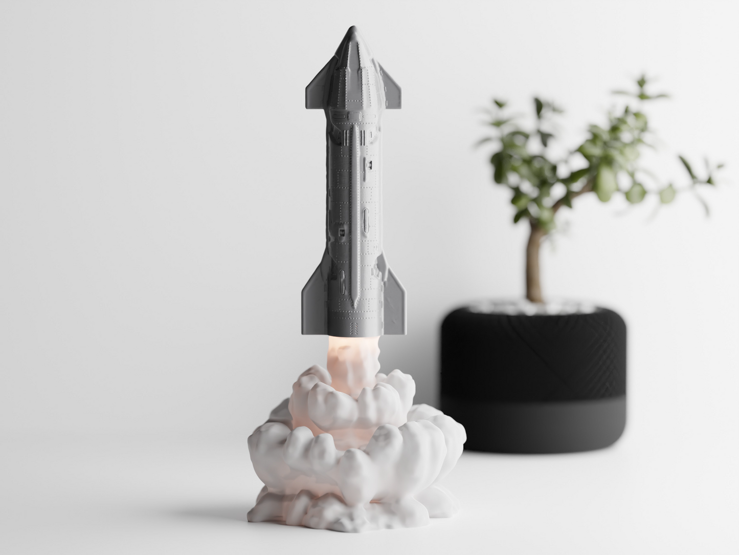 Rocket Lamp